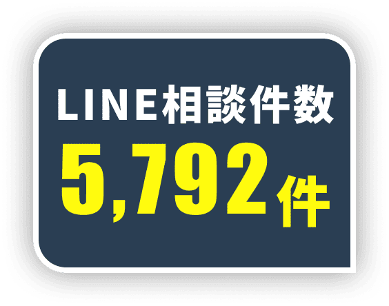 LINE相談件数 5,792件